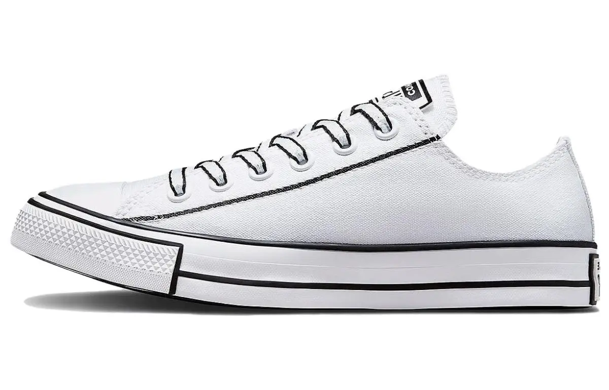 Converse All Star 70 Versatile Abrasion Resistant Abrasion Resistant Low top Canvas Shoes Women's White Black