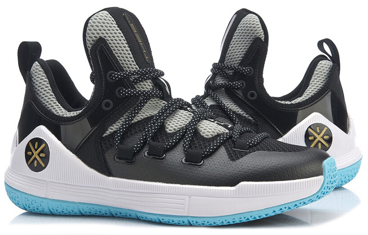 Li Ning 6th Person 2019 The Sixth Person Low top Basketball Shoes Men’s Black White