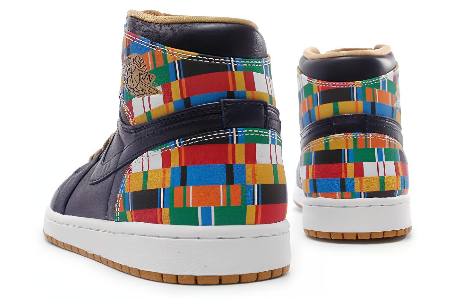Мужские кроссовки Jordan Air Jordan 1 Retro RTTG D.C (темно-синие) — фото 3