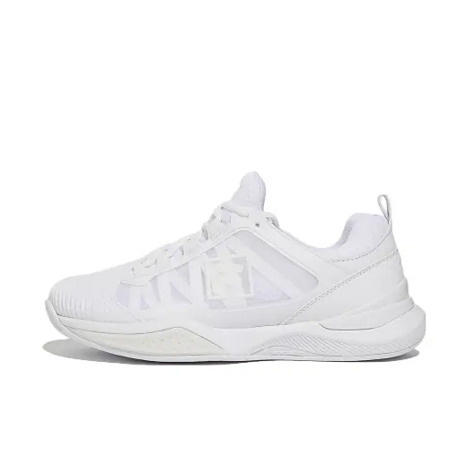 FILA Speed Serve T9us Comfortable Abrasion Resistant Mid top Tennis Shoes Unisex White Korean Style