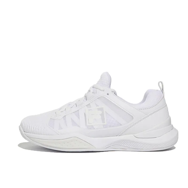 FILA Speed Serve T9us Comfortable Abrasion Resistant Mid top Tennis Shoes Unisex White Korean Style