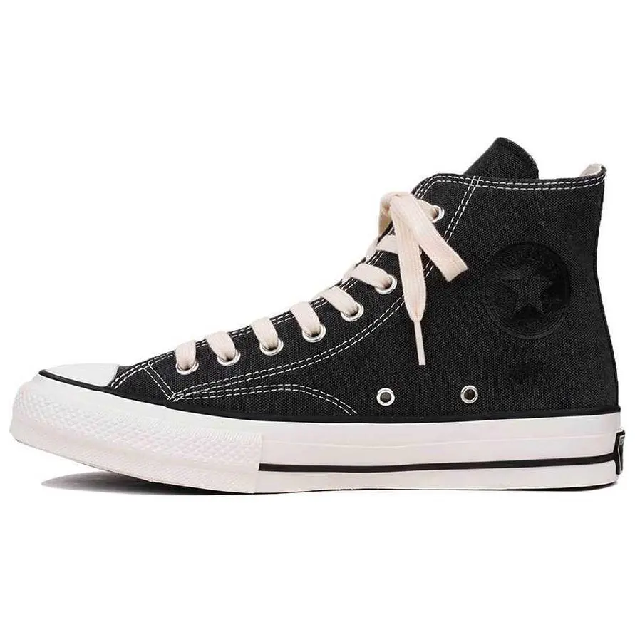 Converse Chuck 70 Abrasion Resistant Cushioning High top Canvas Shoes Unisex Black