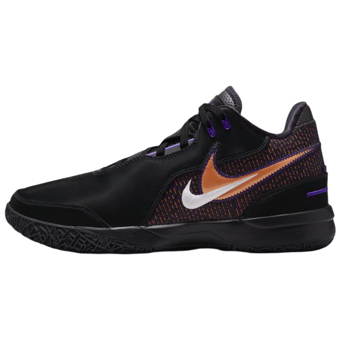 Nike Zoom LeBron Nxxt Gen Ampd Black Field Purple Bright Mandarin