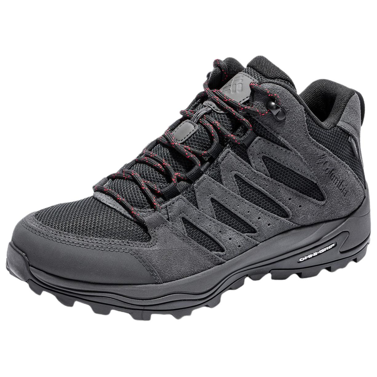 Columbia Redmond Abrasion Resistant Breathable Thermal Mid top Mountaineering Hiking Shoes Men’s Gray