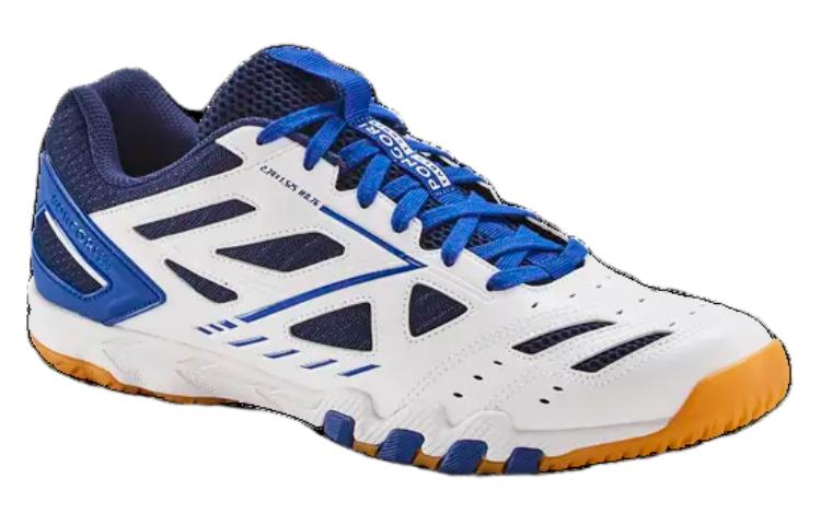 DECATHLON TTS 560 Cushioning Abrasion Resistant Cushioning, Wear Resistant Low top Table Tennis Shoes Unisex Blue White