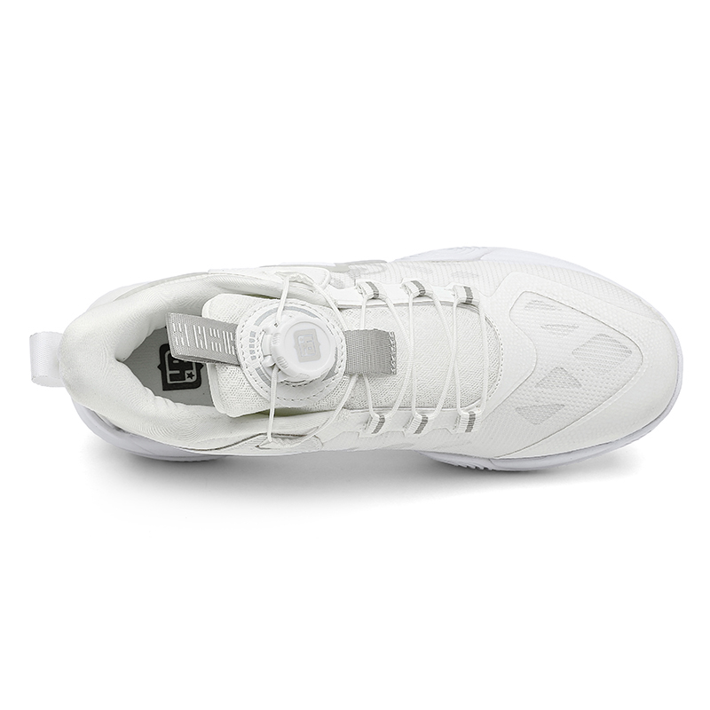 IVERSON Slip Resistant Abrasion Resistant Support Low top Basketball Shoes Unisex Air Force White
