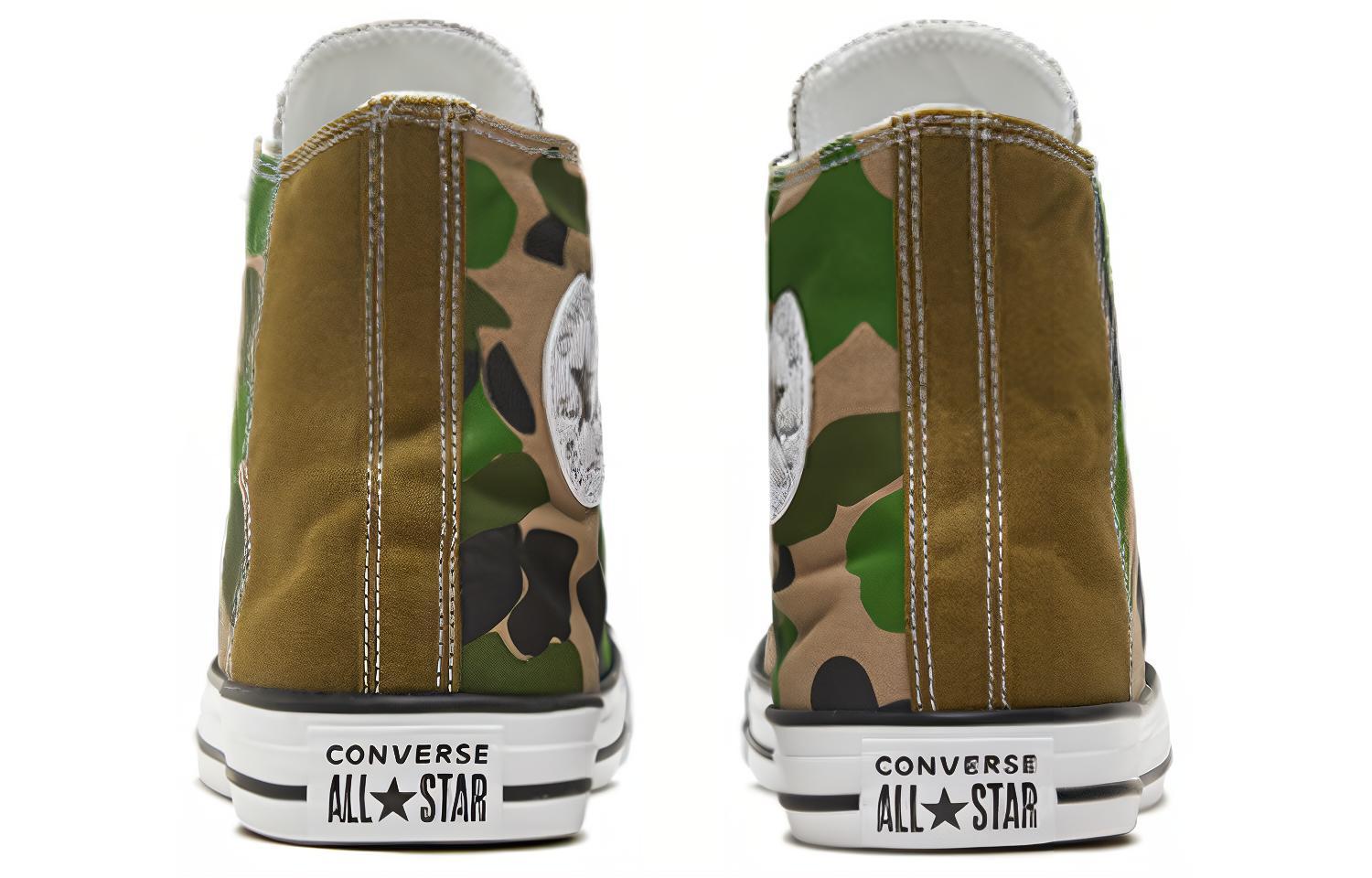 Кеды Converse Chuck Taylor All Star (зелено-сине-серые) — Зелёныйсинийсерый — фото 5