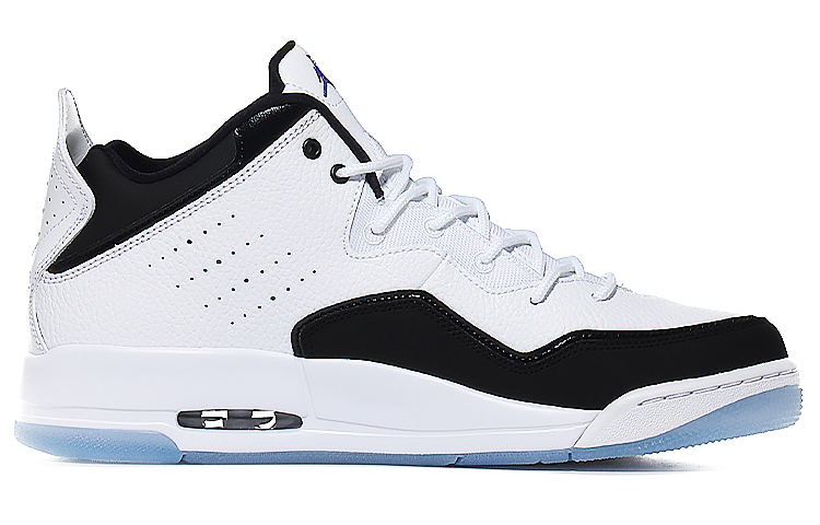 Jordan Courtside 23 Slip Resistant Abrasion Resistant Mid top Vintage Basketball Shoes Men’s Black White