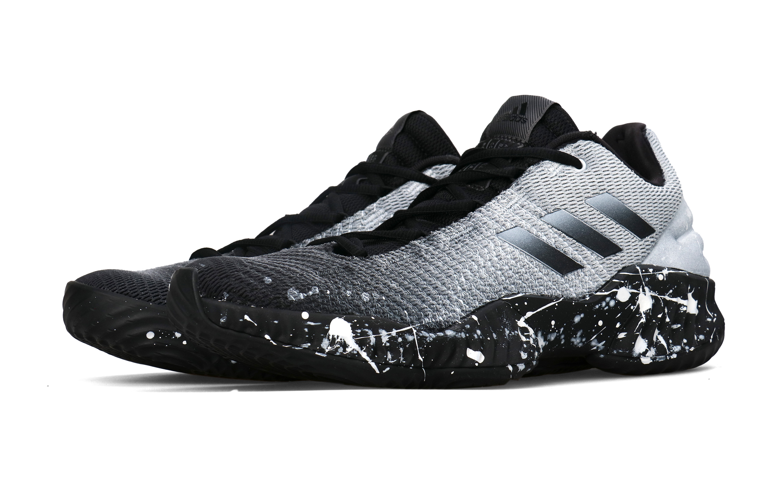 Adidas Pro Bounce 2018 Low top Basketball Shoes Men’s Black White