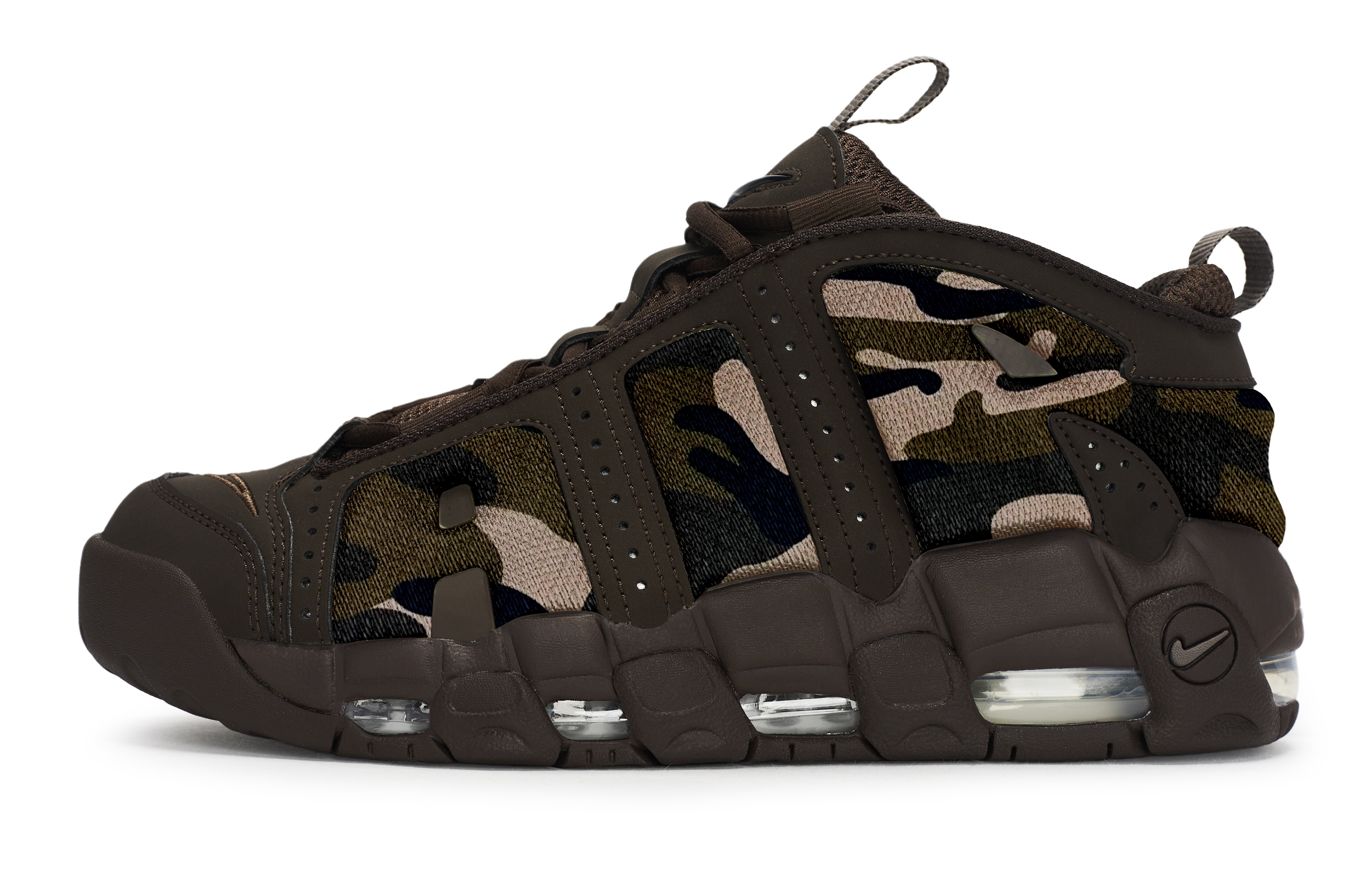 Nike Air More Uptempo 811 Manufacturing, Jungle Law, Special Shoe Box Mid top Vintage Basketball Shoes Unisex