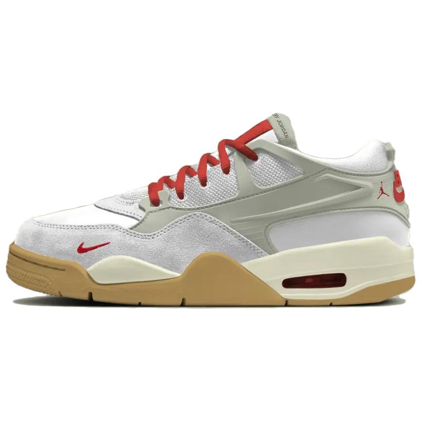 Nigel Sylvester x Jordan Air Jordan 4 Slip Resistant Abrasion Resistant Low top Vintage Basketball Shoes Unisex