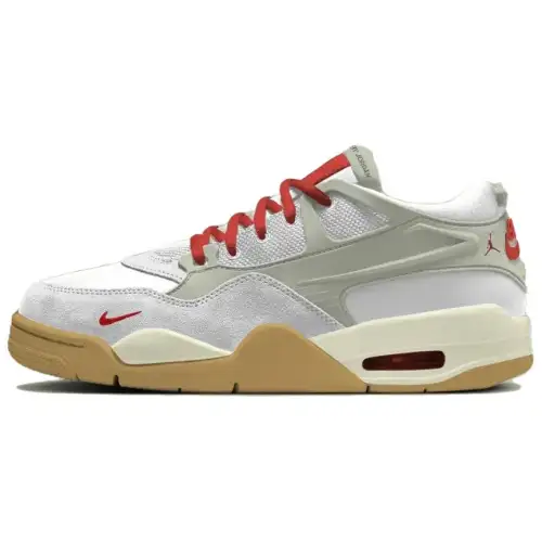Nigel Sylvester x Jordan Air Jordan 4 Slip Resistant Abrasion Resistant Low top Vintage Basketball Shoes Unisex