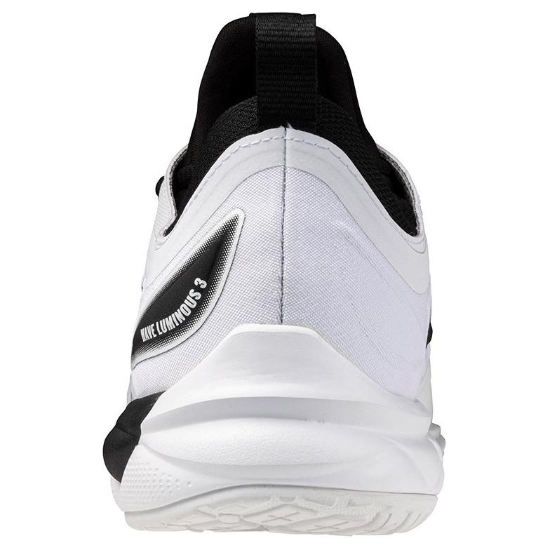 Mizuno Slip Resistant Abrasion Resistant Low top Training Shoes Men’s White Black