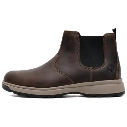 Timberland Short Chelsea Boots Men's Dark Brown