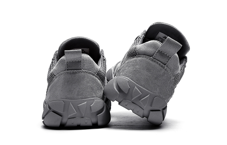 Jeep Textile, Pigskin Low top Outdoor Shoes Men’s Gray