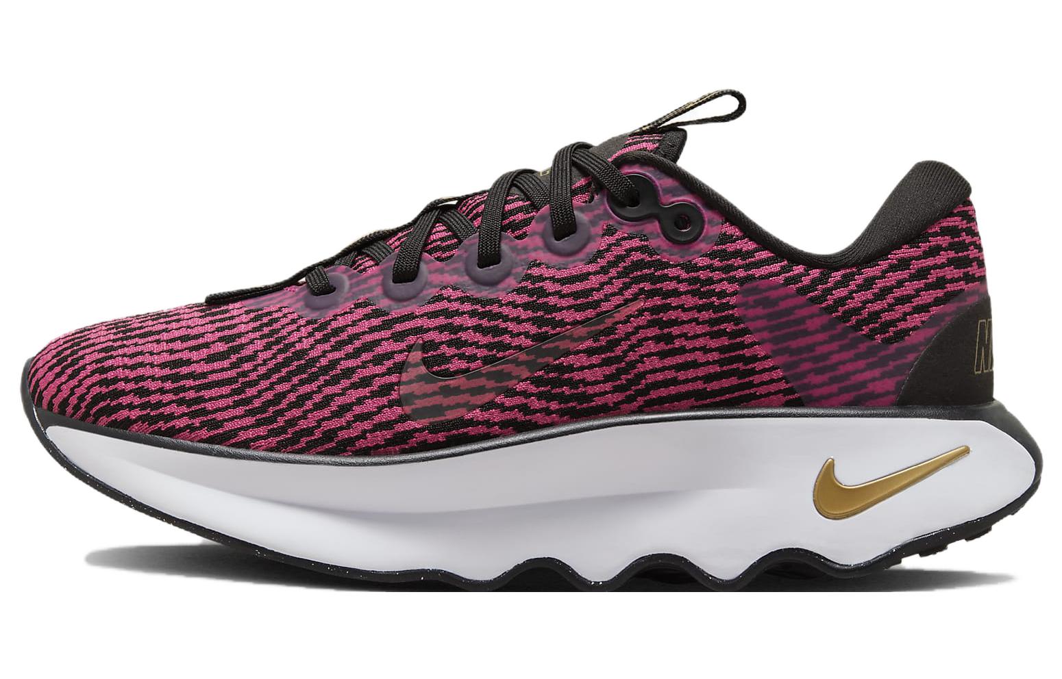 Nike Motiva Black Metallic Gold White Fireberry Women's