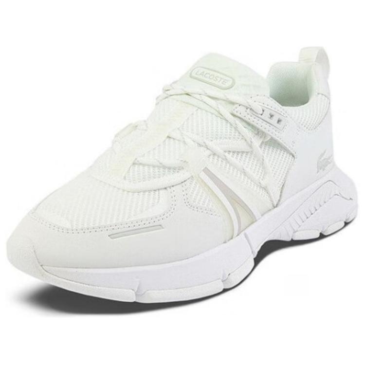 LACOSTE L003 Collection Fabric Breathable Low top Tennis Shoes Women’s White