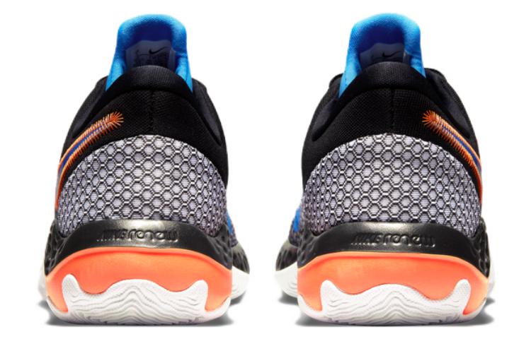 Кроссовки Nike Renew Elevate 2 (черно-серые с оранжевым и синим) — Чёрный / серый / оранжевый / синий — фото 5
