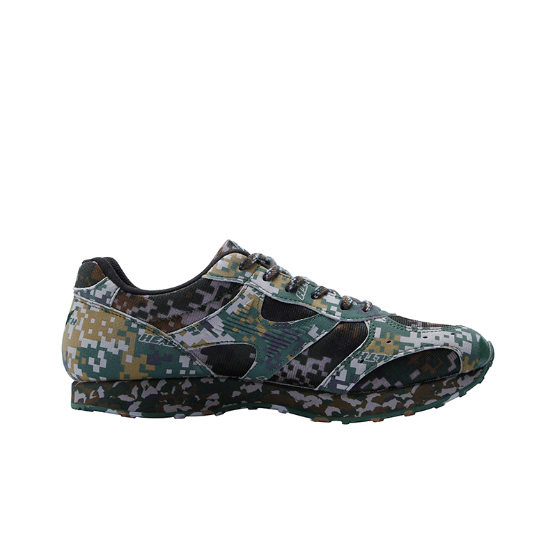HEALTH Camouflage Mesh, Artificial Leather Low top Training Shoes Unisex Digital Jungle Camouflage