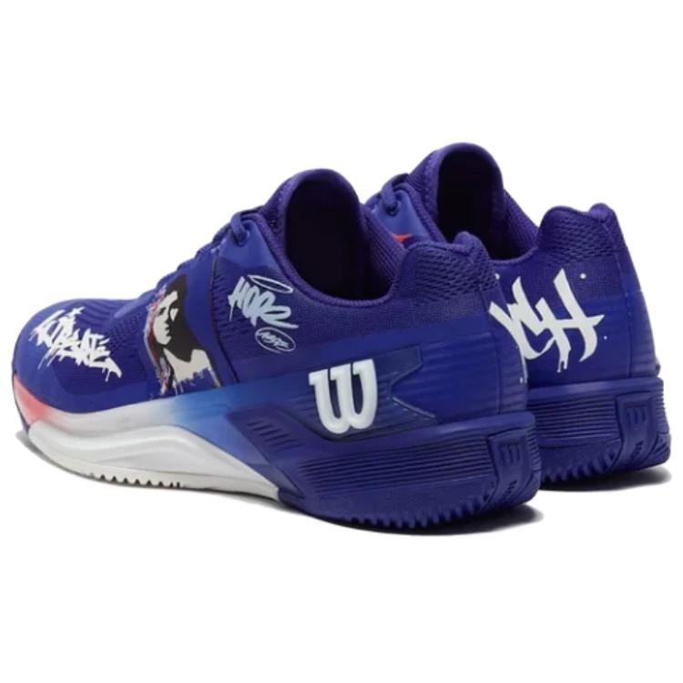 Wilson Rush Pro 4.0 Hope Comfortable Slip Resistant Low top Tennis Shoes Women’s Blue