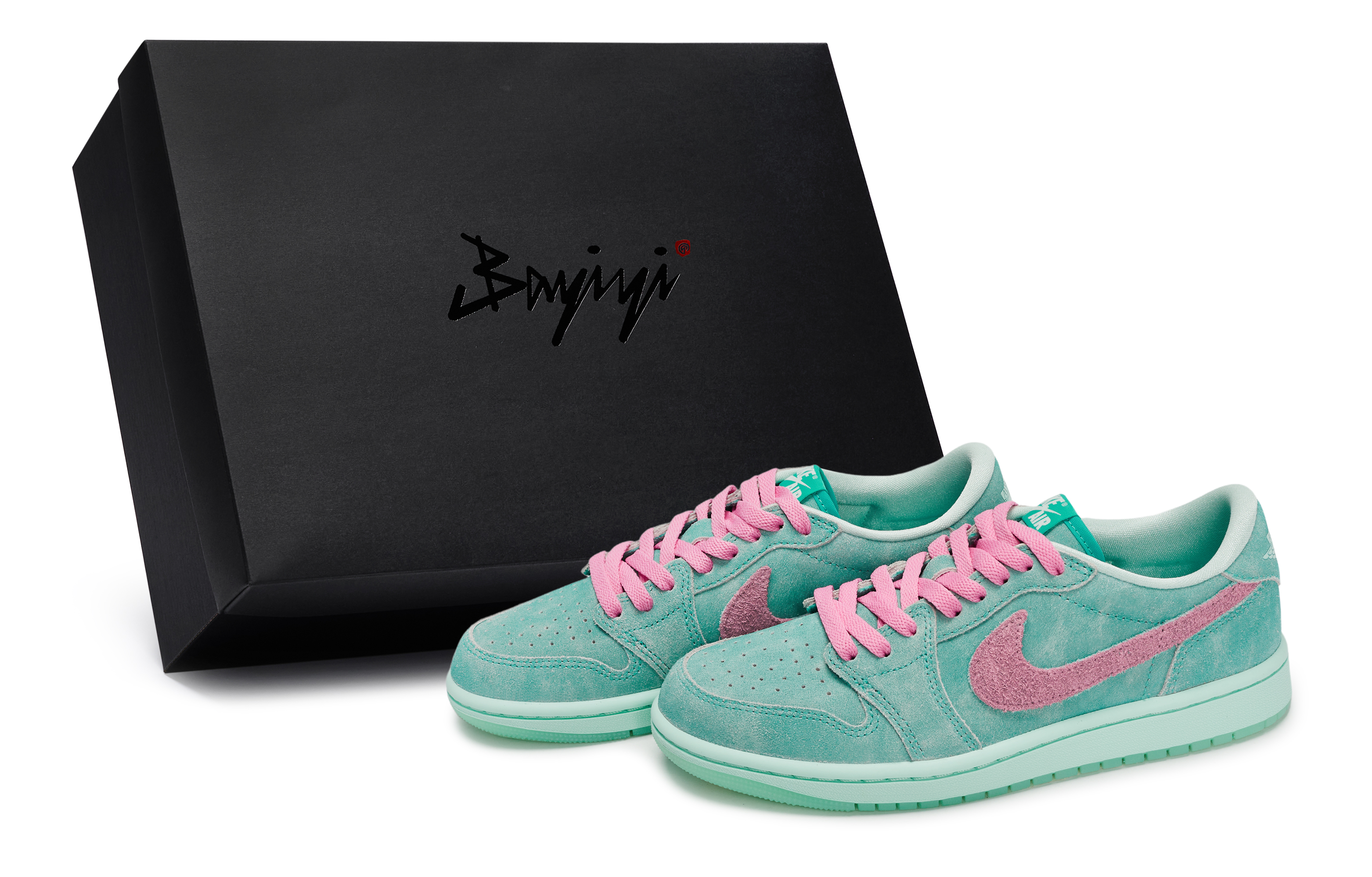 Jordan Air Jordan 1 811 Manufacturing, Peach Mint Candies, Special Shoe Box Abrasion Resistant Abrasion Resistant