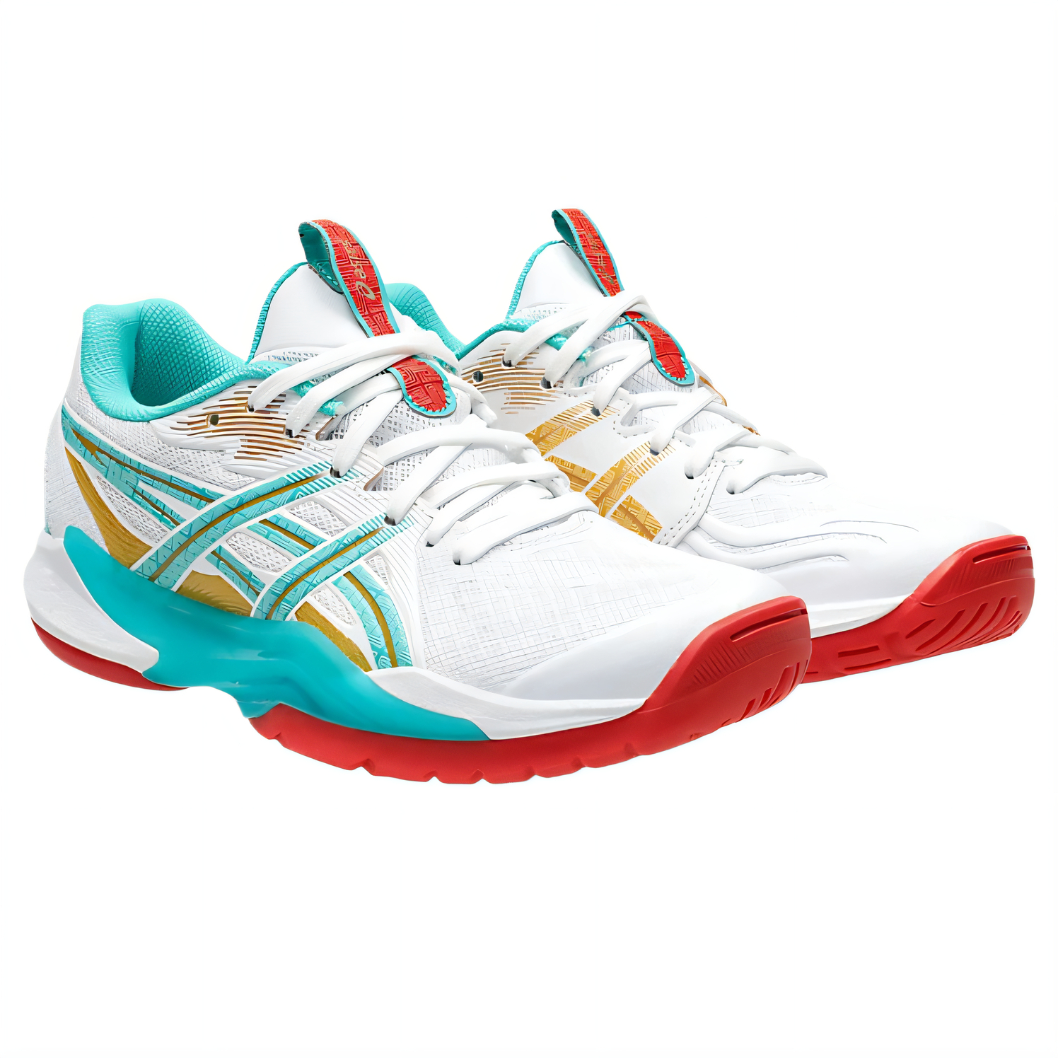 ASICS POWERBREAK FF Low top Training Shoes Women’s White Green