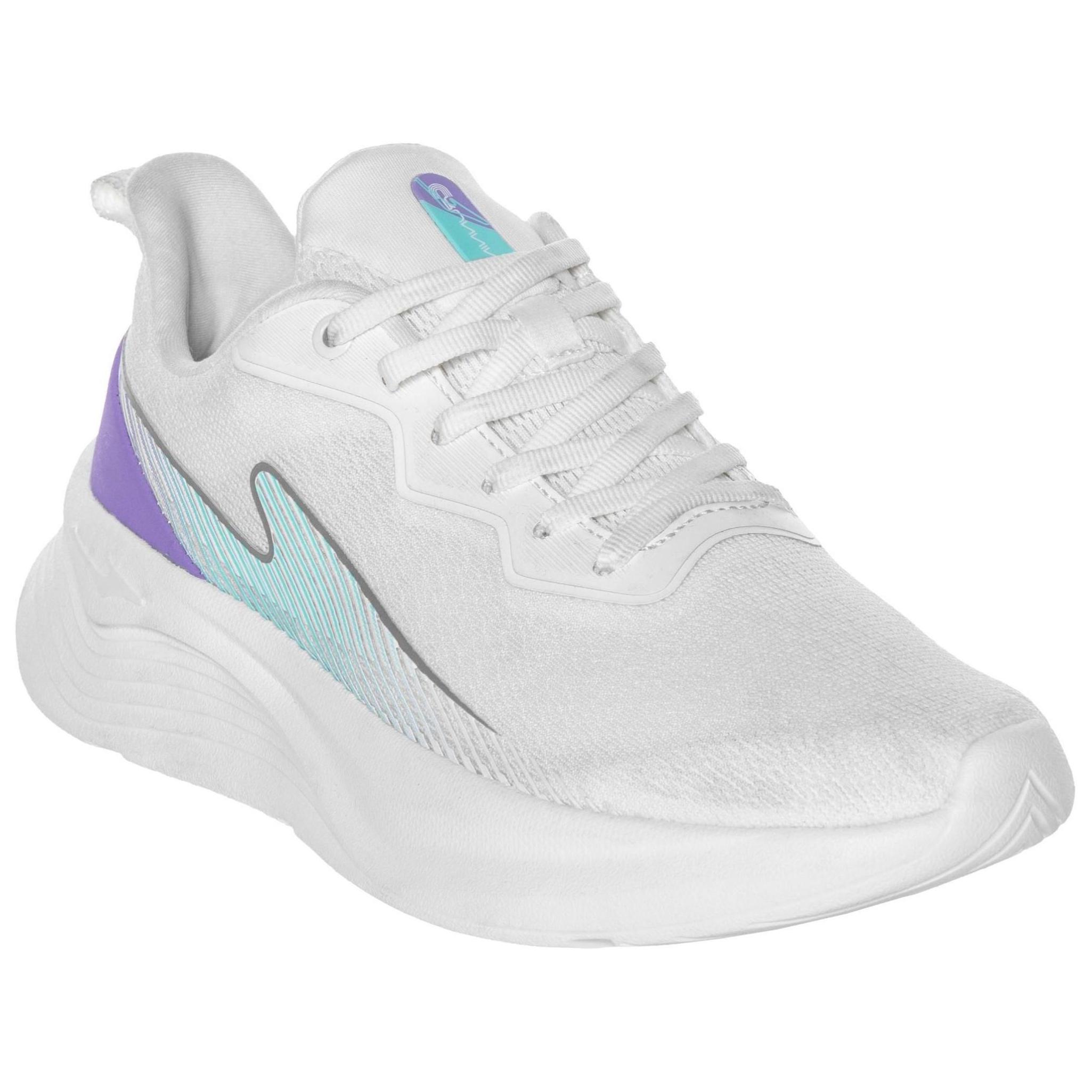 Erke Cushioning Lightweight Low top Training Shoes Women’s White Purple