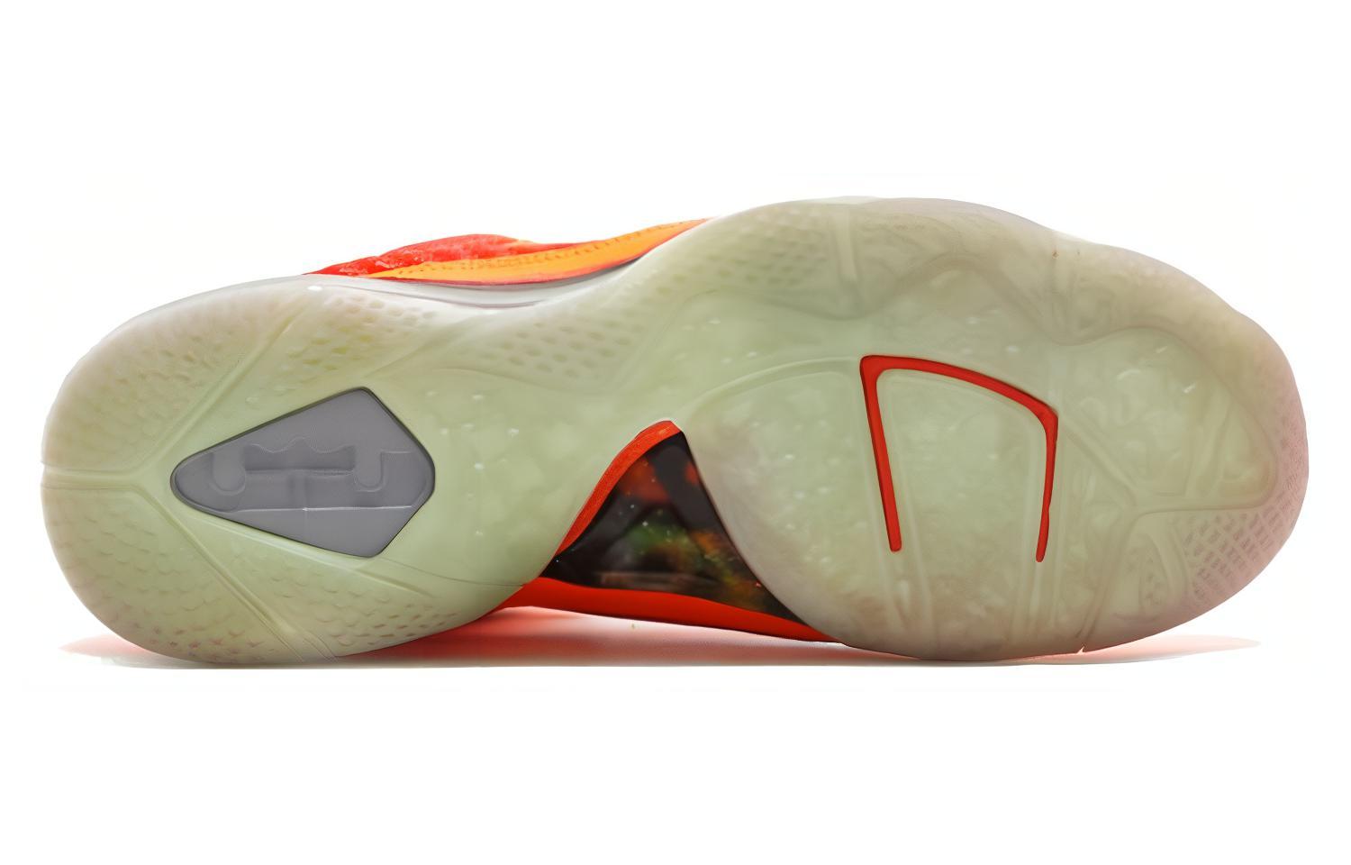 Мужские кроссовки Nike Lebron 9 Big Bang AS (оранжево-желтые) — фото 5