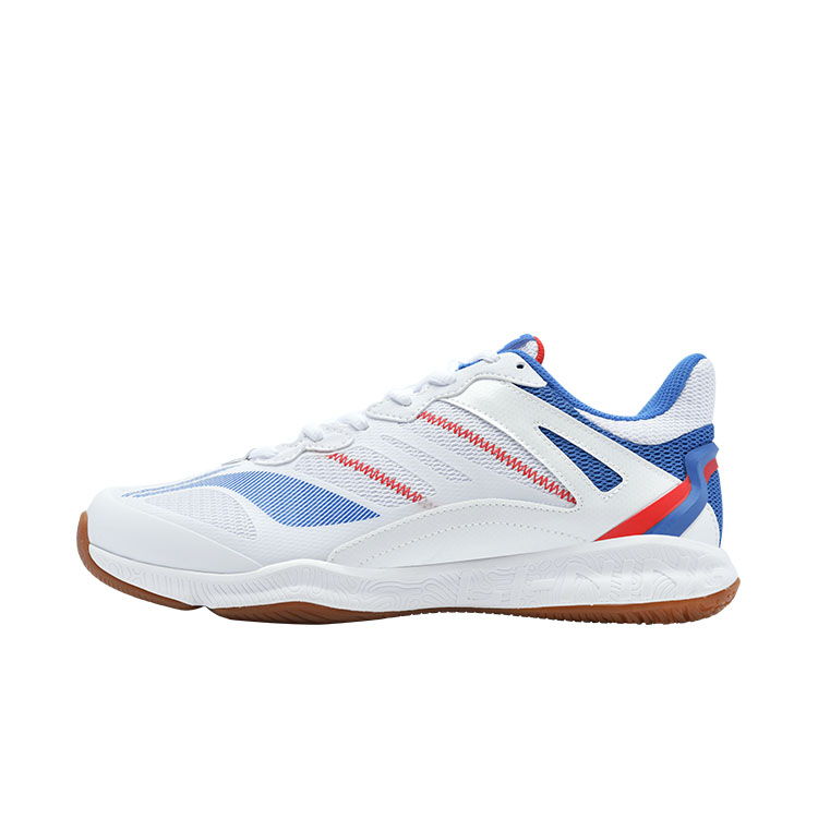 Li Ning Rocket Family, Haidongqing Collection, Quick Start Cushioning Low top Badminton Shoes Unisex Palace Blue