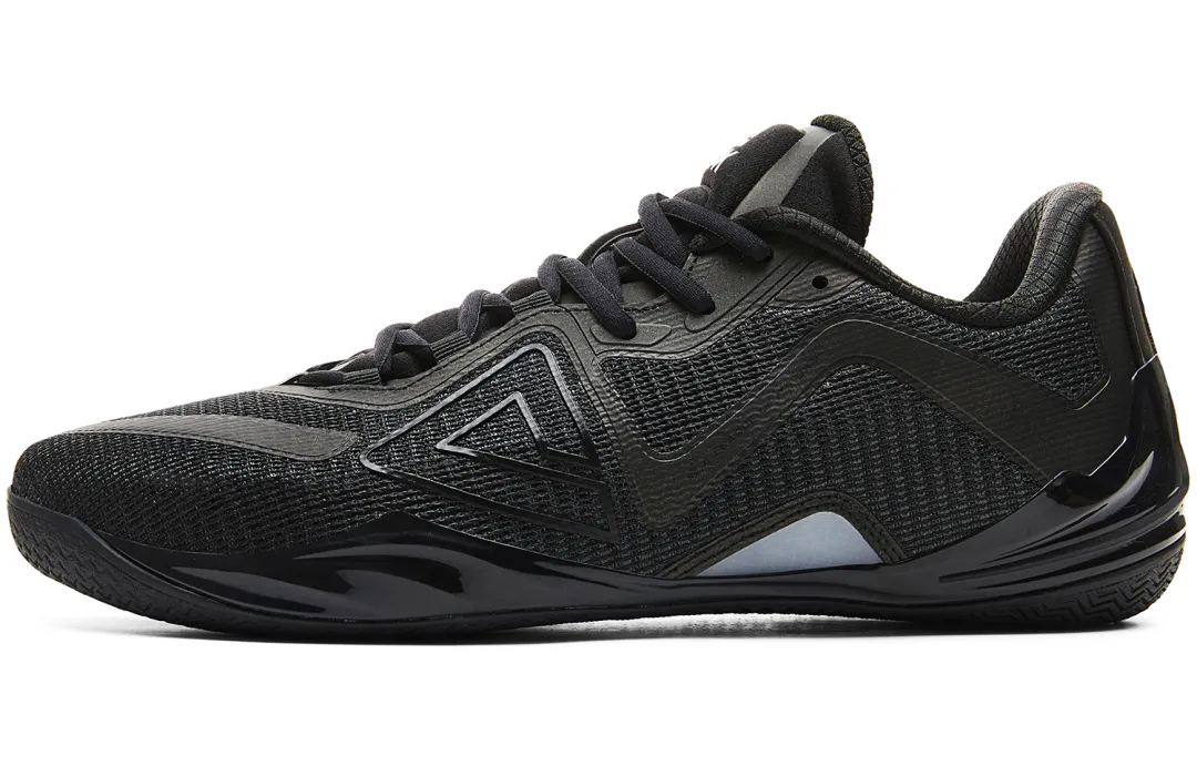 PEAK Taichi Undefeated Low top Performance Basketball Shoes Men's All Black