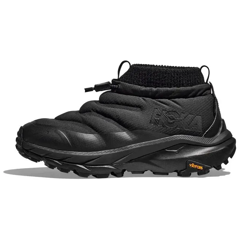 HOKA ONE ONE Kaha 2 Frost Moc GTX Textile, Synthetic Leather Trendy Breathable High top Hiking Shoes Men's Black