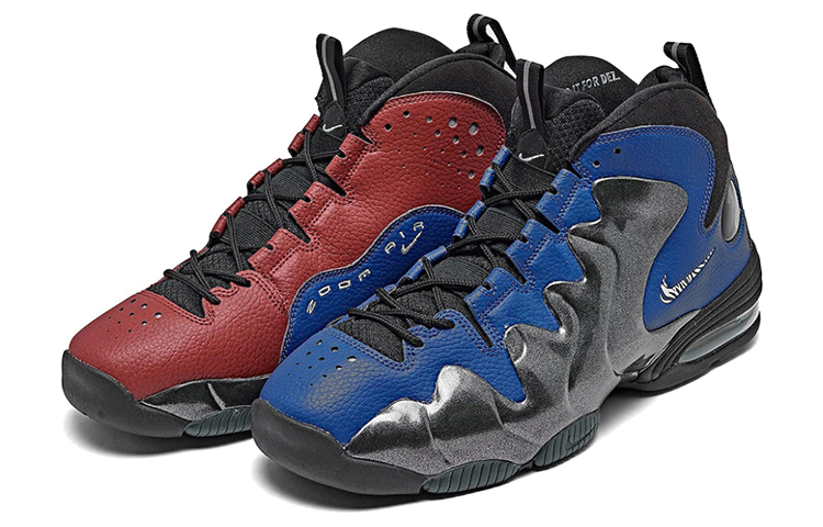 Мужские кроссовки Nike Penny Air3 QS Do It For Dez (черно-сине-красный)