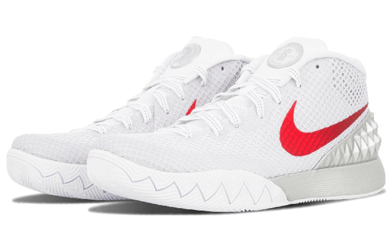 Мужские кроссовки Nike Kyrie 1 Opening Night OG (белые) — 白/体育红/纯白金 — фото 3