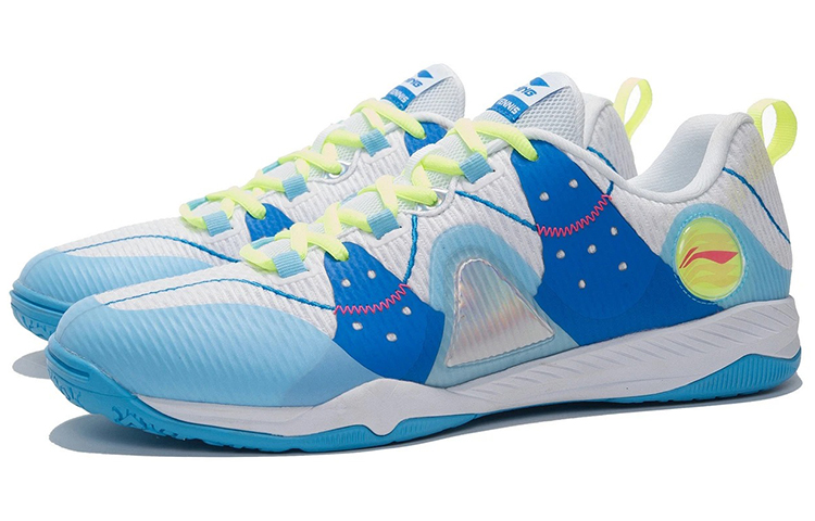 Li Ning Overlay Low top Training Shoes Unisex White Blue