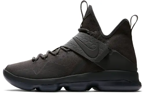 Nike Lebron 14 Zero Dark Thirty 23 Comfortable Round Toe Anti-slip Lightweight Mid-top Practical Basketball Shoes Men's Black
