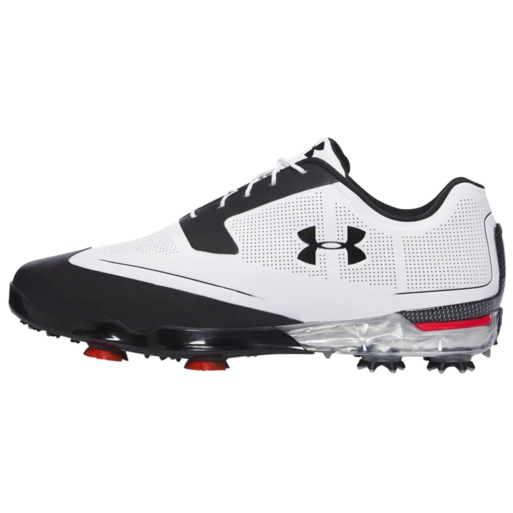 Under Armour Tour Tips Abrasion Resistant Low top Training Shoes Men's White Black