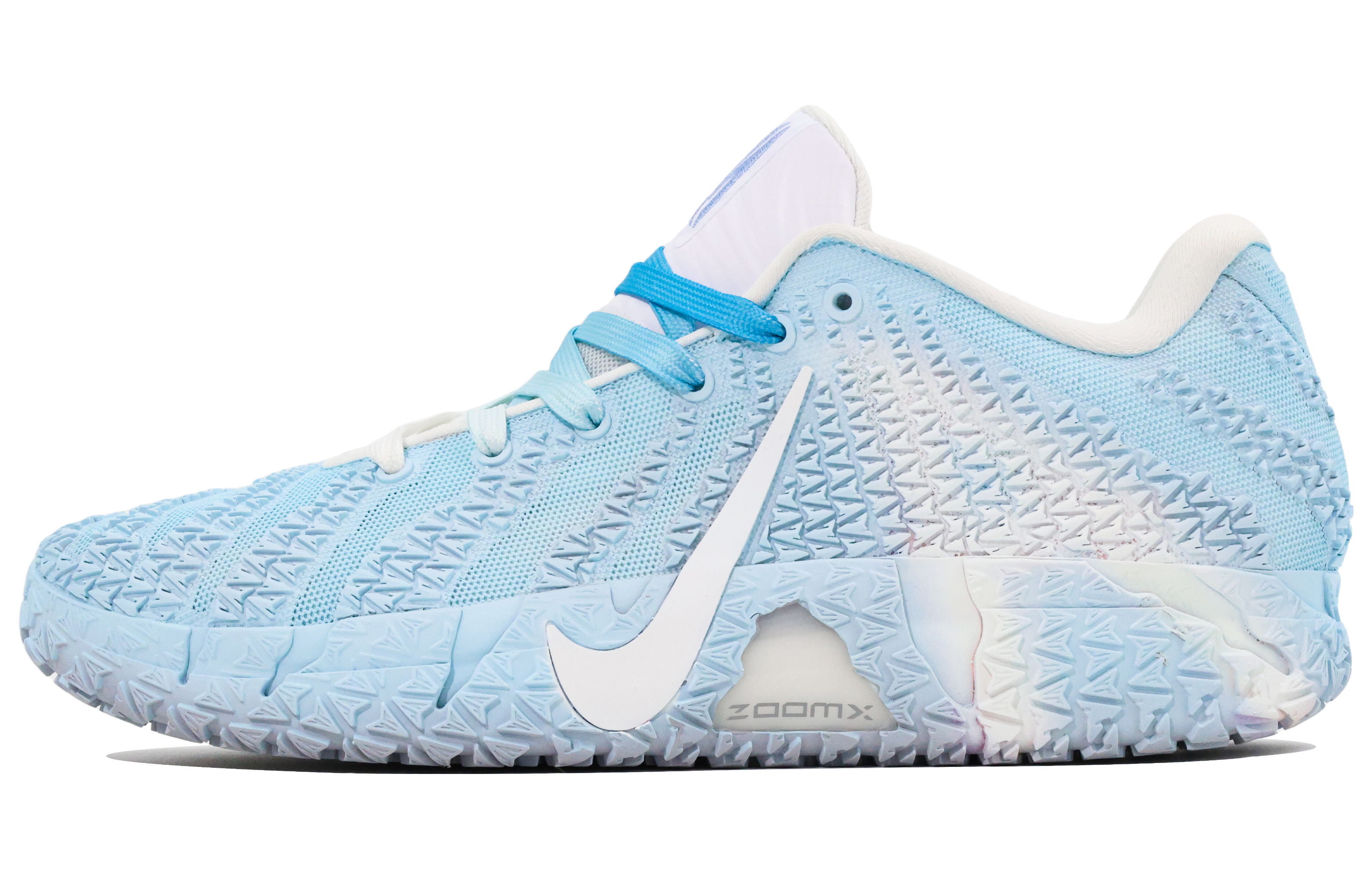 Nike Ja Morant 3 Premium Ice Mesh Abrasion Resistant Grip Low top Basketball Shoes Unisex White Blue
