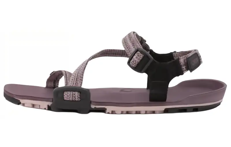 Xero Shoes Z Trail EV One Strap Sandals 1.1cm Women's Gray Purple