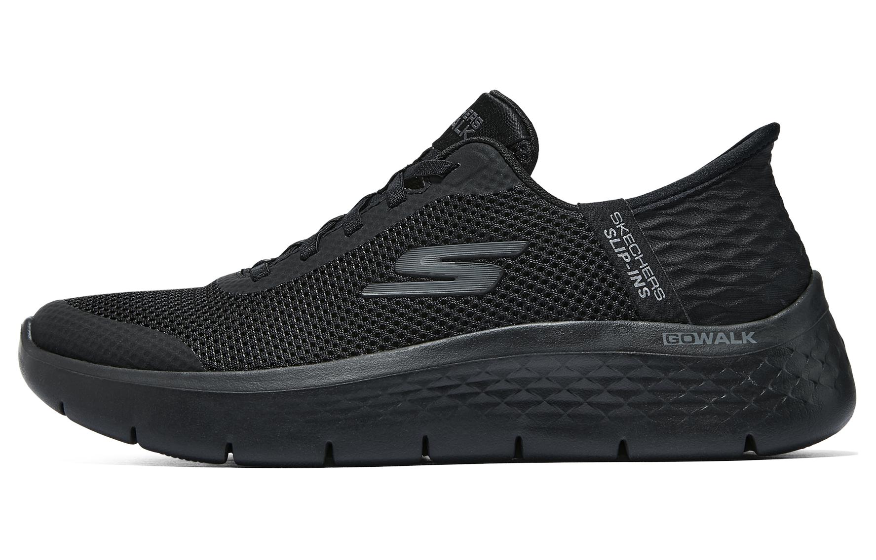 Skechers Abrasion Resistant Low top Walking Shoes Women’s Black