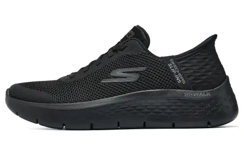 Skechers Abrasion Resistant Low top Walking Shoes Women's Black