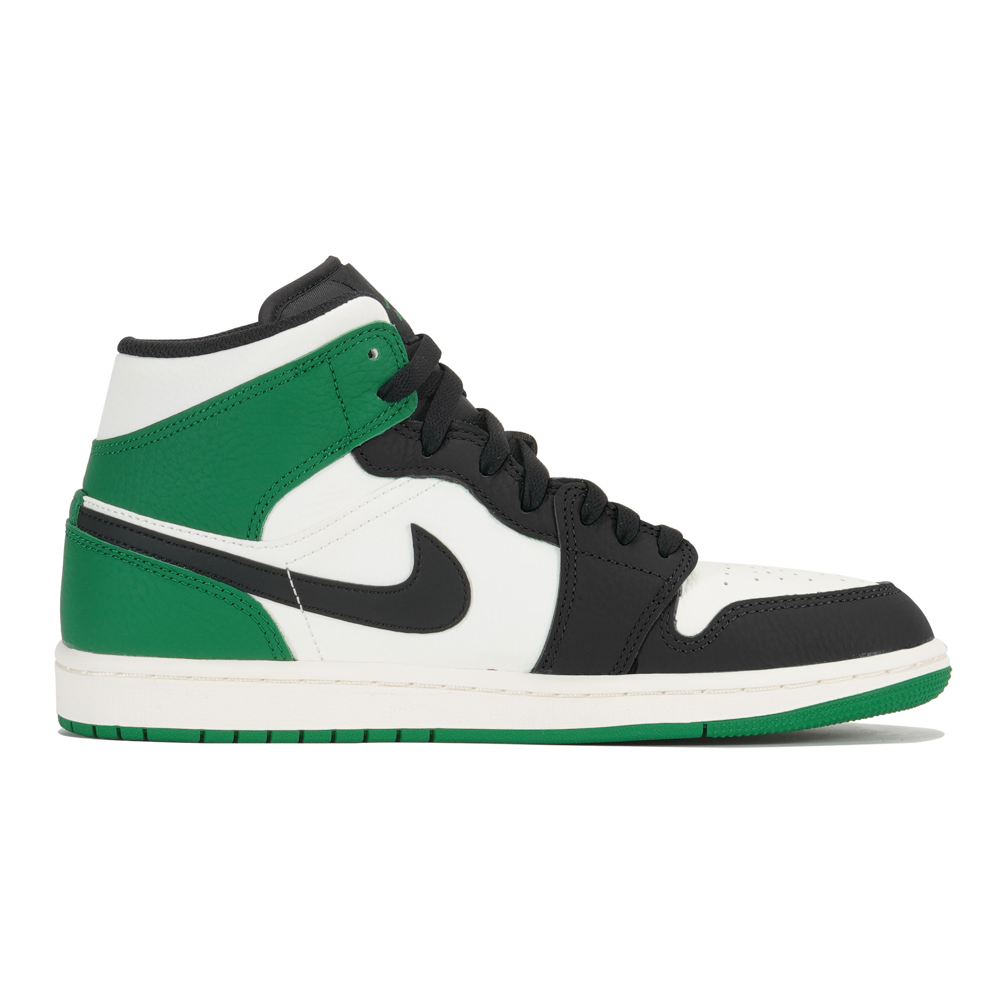 Jordan Air Jordan 1 Slip Resistant Slip Resistant Mid top Vintage Basketball Shoes Men’s White Green