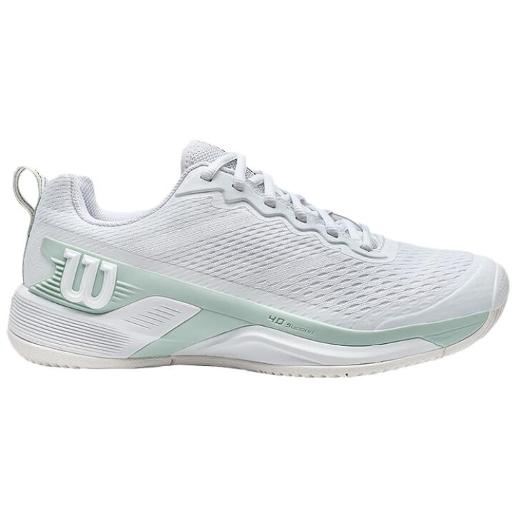 Wilson RUSH PRO 4.5 Support Abrasion Resistant Support Abrasion Resistant Low top Tennis Shoes Women’s White Green