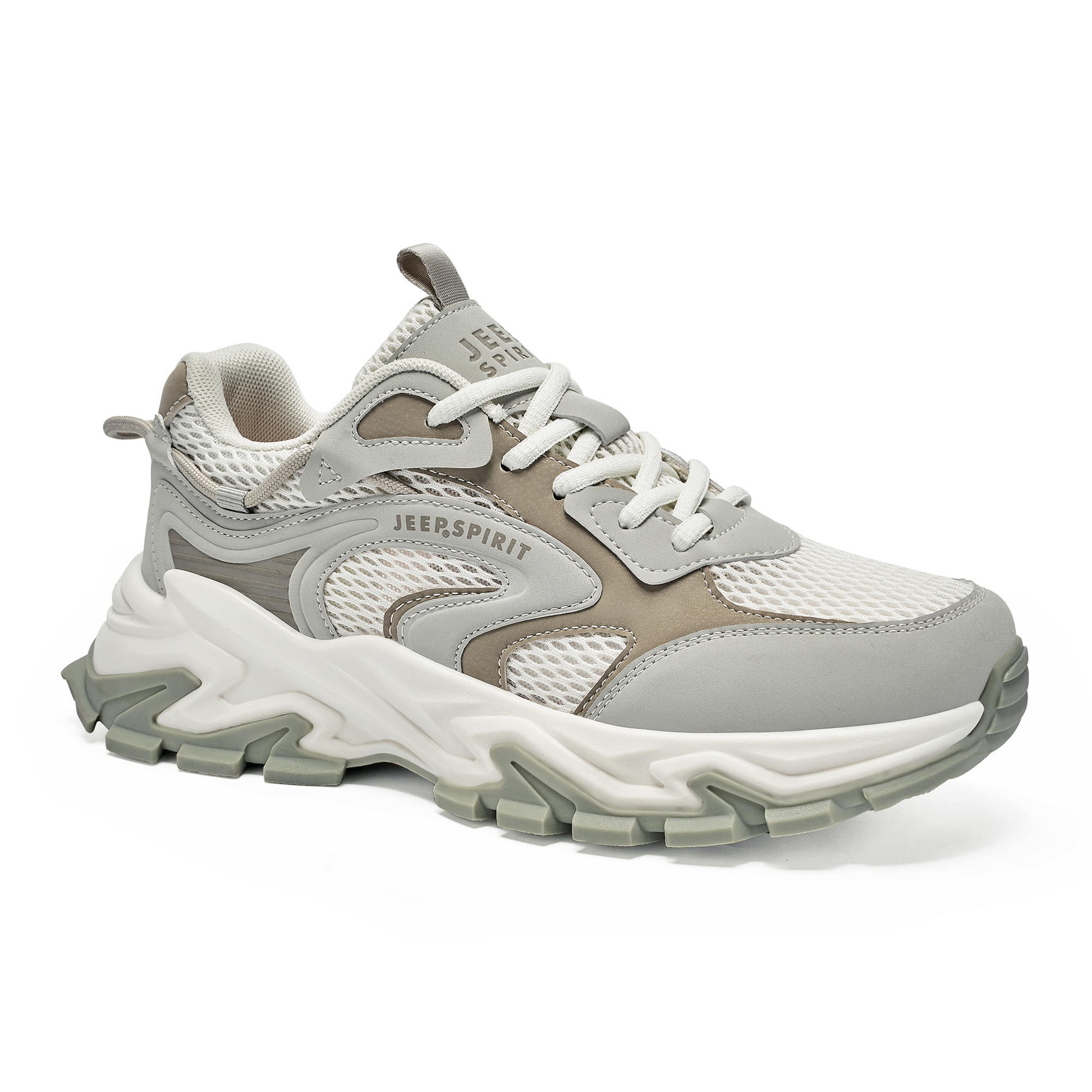 JEEP SPIRIT Low top Mountaineering Shoes Men’s Moon Dust Gray