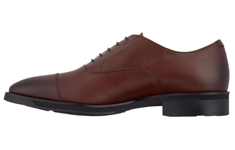 Asics Runwalk MB150F 3E Leather Dress Shoes Men's Brown