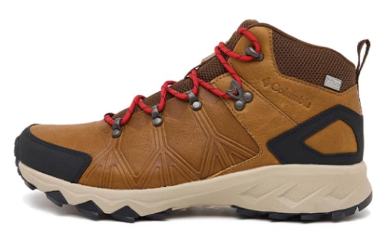 Columbia Columbia comfortable and casual non-slip and wear-resistant mid-top outdoor functional shoes men's brown