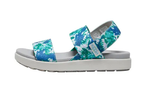 Keen Elle Backstrap Beach Sandals Women's Tie Dye Turquoise