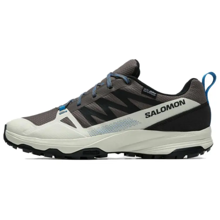 SALOMON Breathable Low top Hiking Shoes Men's Beige Brown
