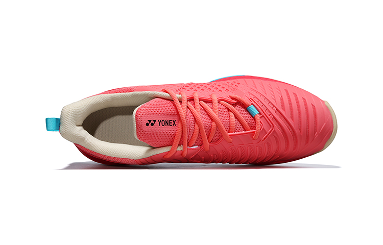 YONEX Ower Cushion Comfortable Breathable Low top Tennis Shoes Unisex Red