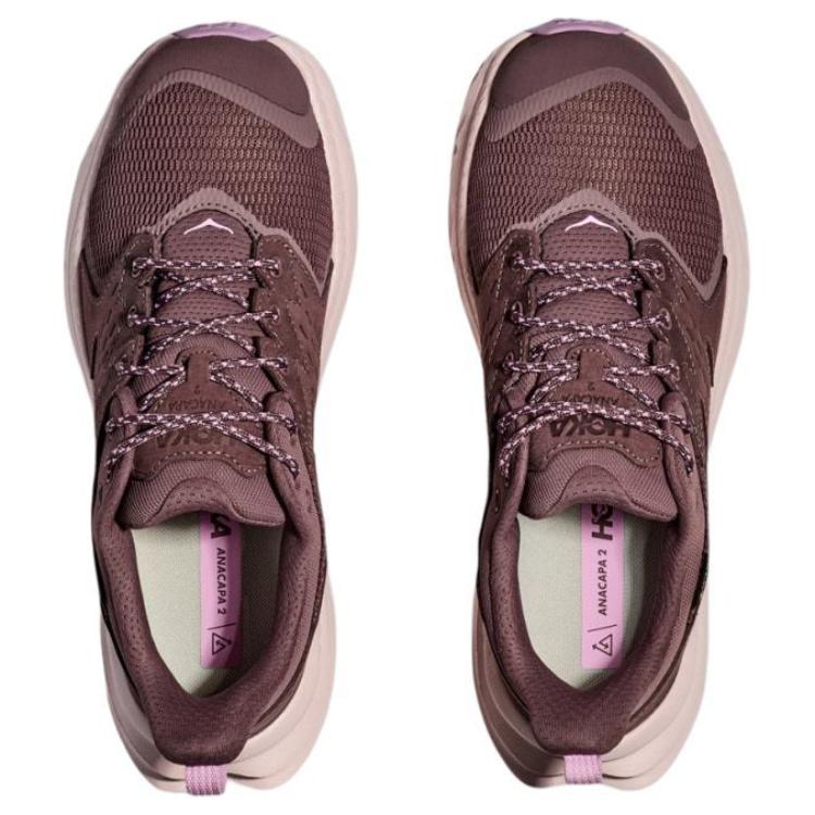 HOKA ONE ONE Anacapa 2 Slip Resistant Abrasion Resistant Low top Hiking Shoes Women’s Umber