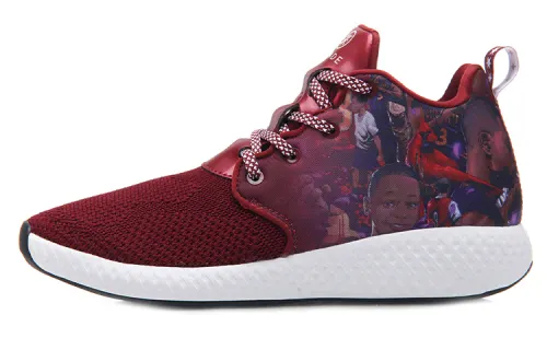 Li Ning Wade Collection Fabric Cushioning Slip Resistant Abrasion Resistant Waterproof Mid top Basketball Shoes Men's